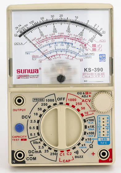 SUNWA KS390 ANALOG MULTIMETER